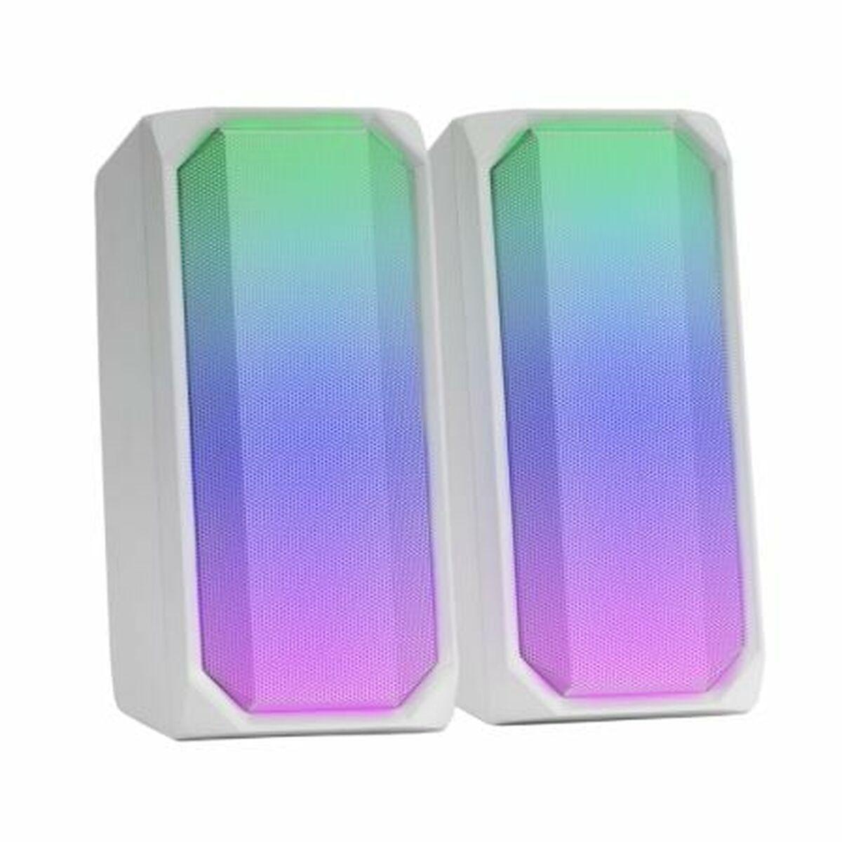 Altavoz Bluetooth Portátil Mars Gaming MSRGBW Blanco 15 W 4 W