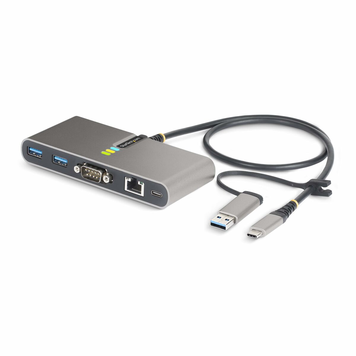 Cable USB Startech 5G2A1SGBB-USB-C-HUB Gris