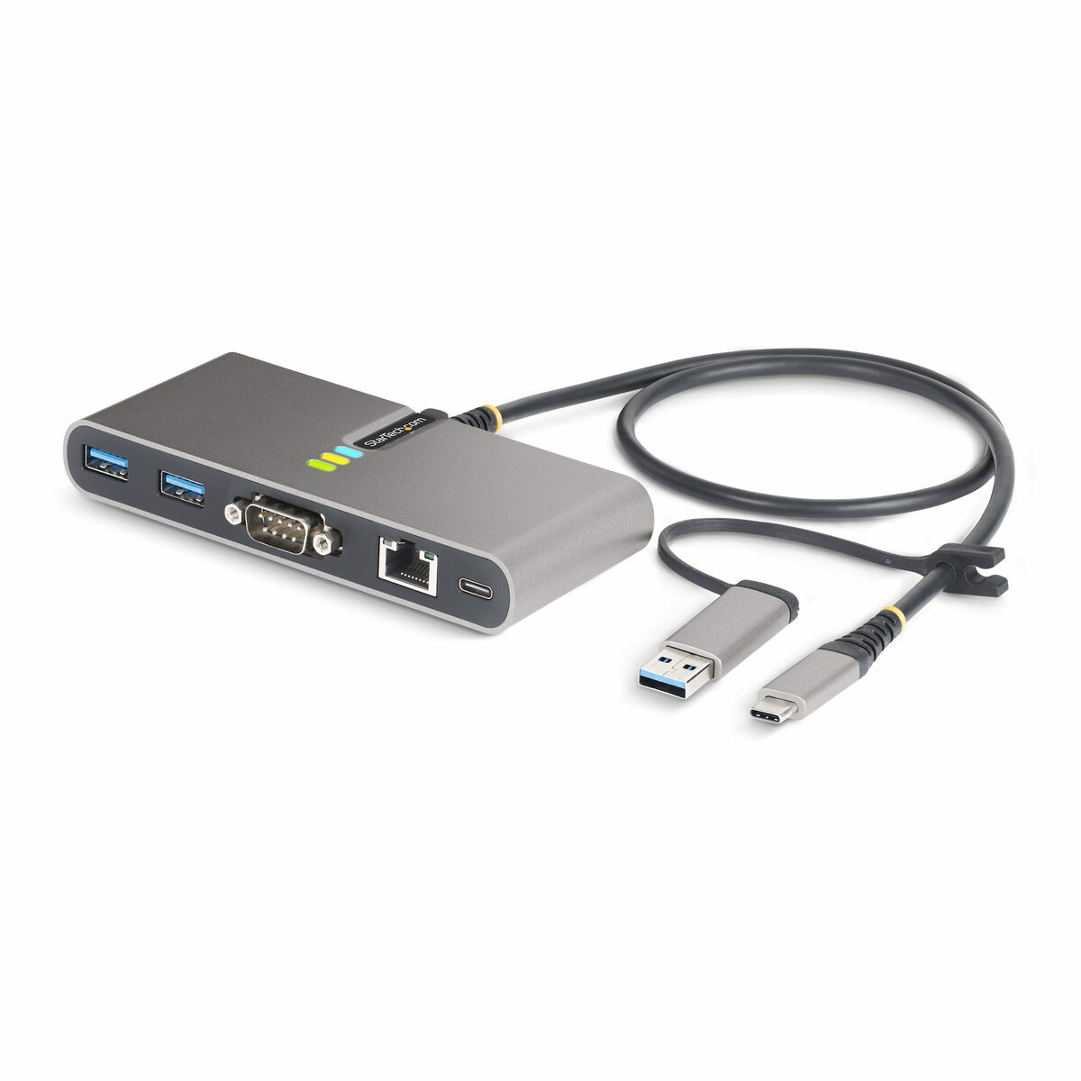 Cable USB Startech 5G2A1SGBB-USB-C-HUB Gris