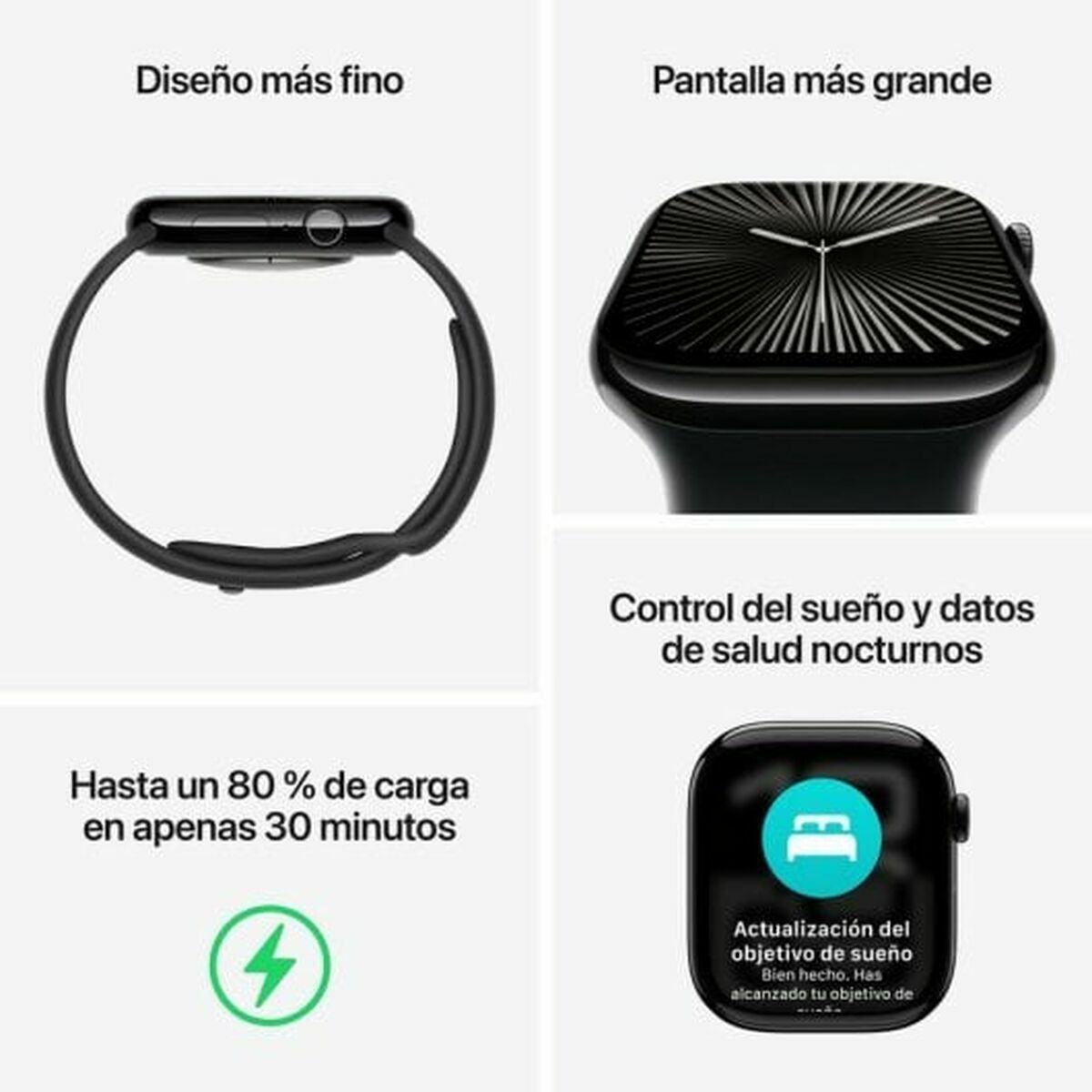 Reloj Hombre Apple MX083QL/A Dorado