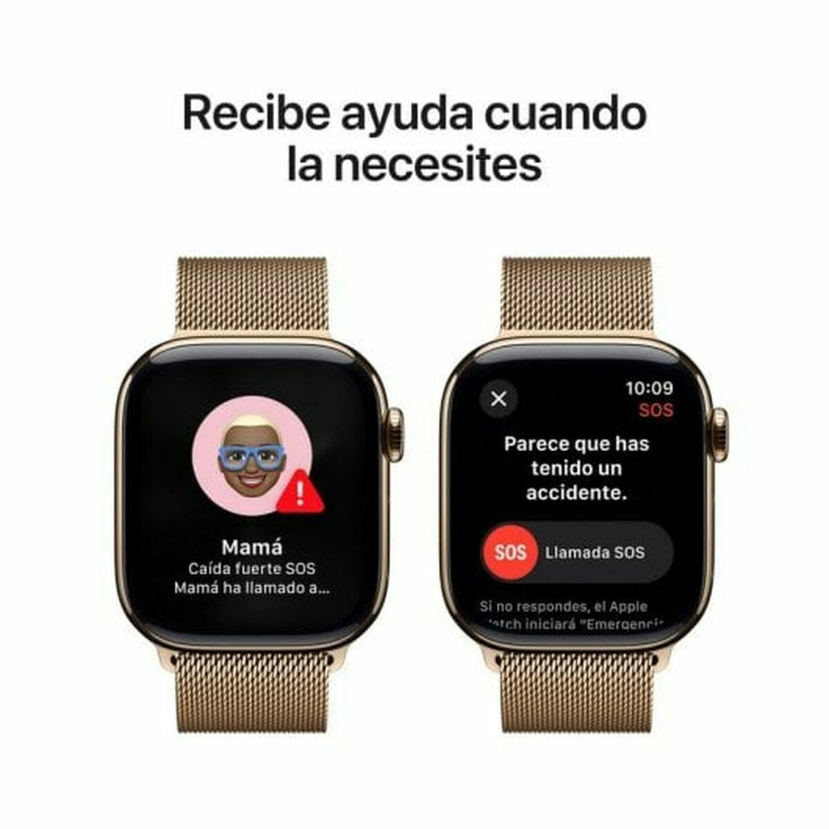 Reloj Hombre Apple MX083QL/A Dorado