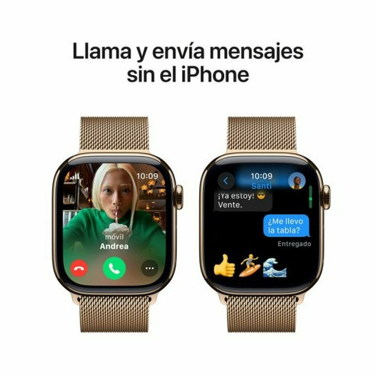 Reloj Hombre Apple MX083QL/A Dorado