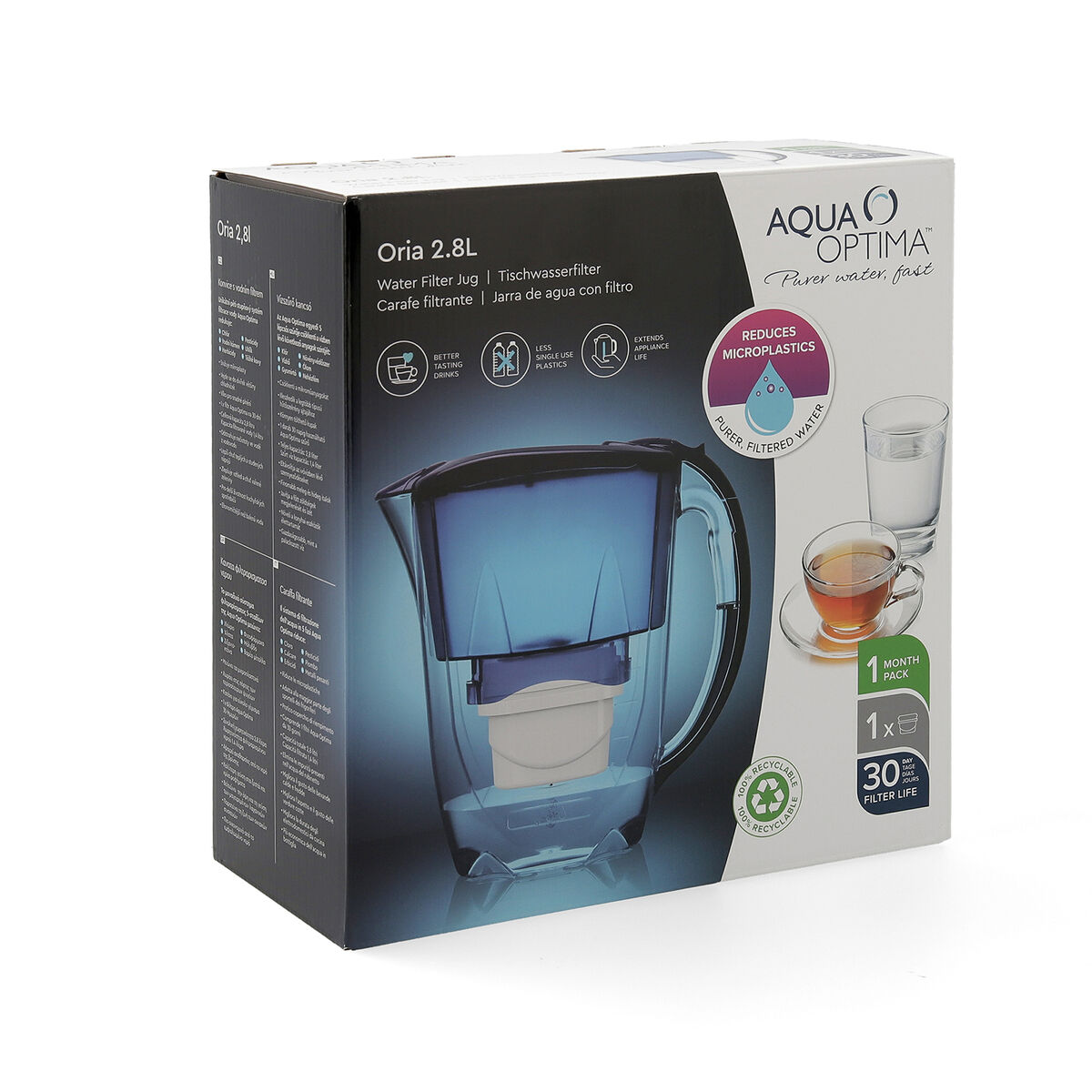 Jarra Filtrante Aqua Optima Azul Plástico 2,8 L