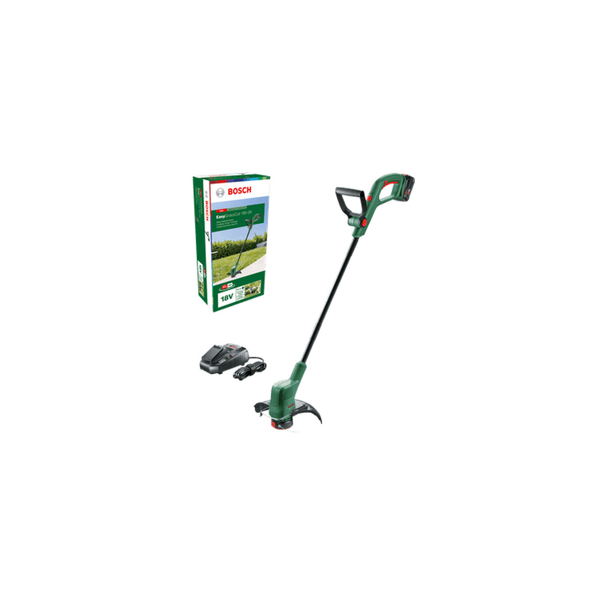 Desbrozadora multifunción BOSCH EasyGrassCut 18V-26 2 Ah
