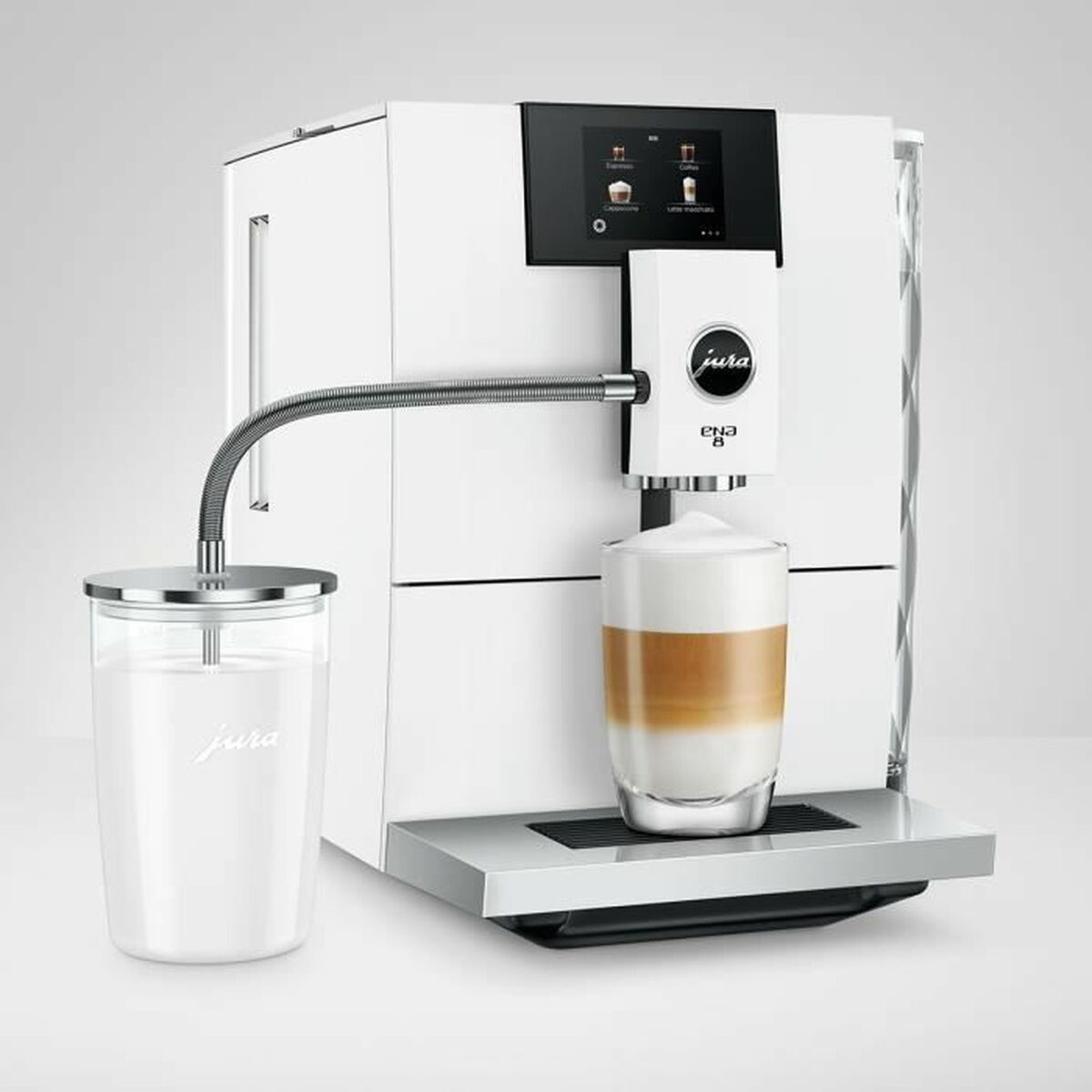 Set de Vasos Jura Machiato 220 ml Transparente Vidrio (2 Unidades)
