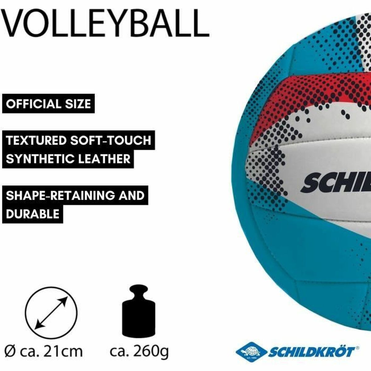 Balón de Voley Playa Schildkröt Cuero Sintético (Talla 5)
