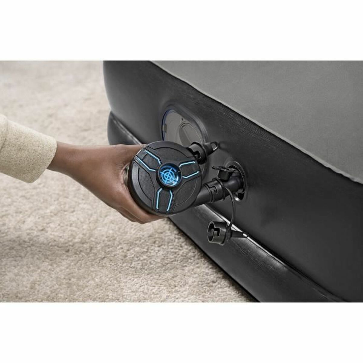 Colchón Hinchable Bestway 671BU Tritech Queen 203 x 152 x 36 cm (2 Unidades)