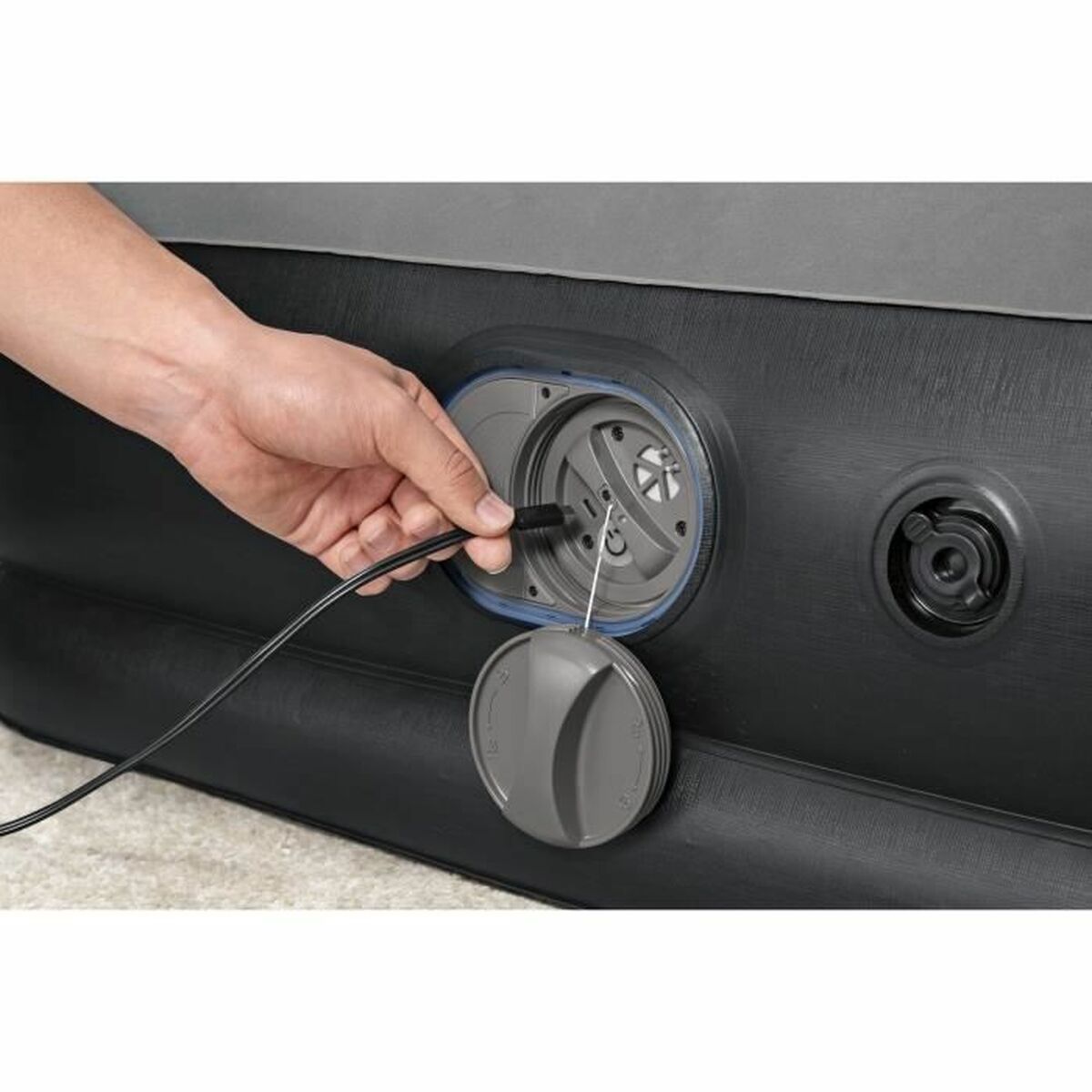 Colchón Hinchable Bestway 671BU Tritech Queen 203 x 152 x 36 cm (2 Unidades)