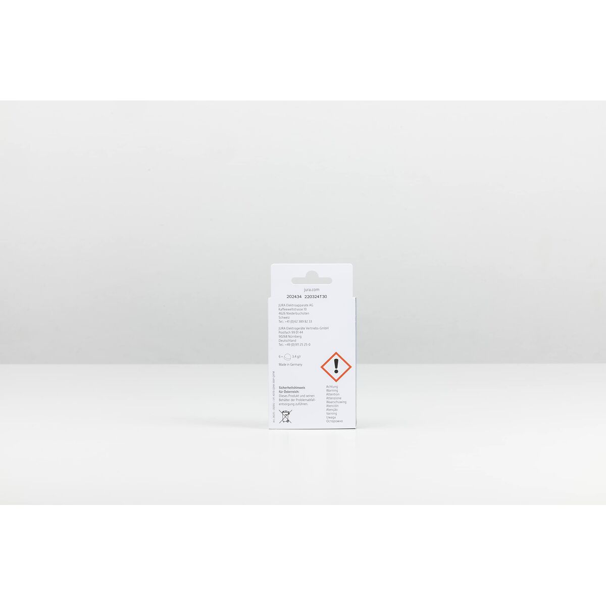 Descalcificador para Cafeteras Jura