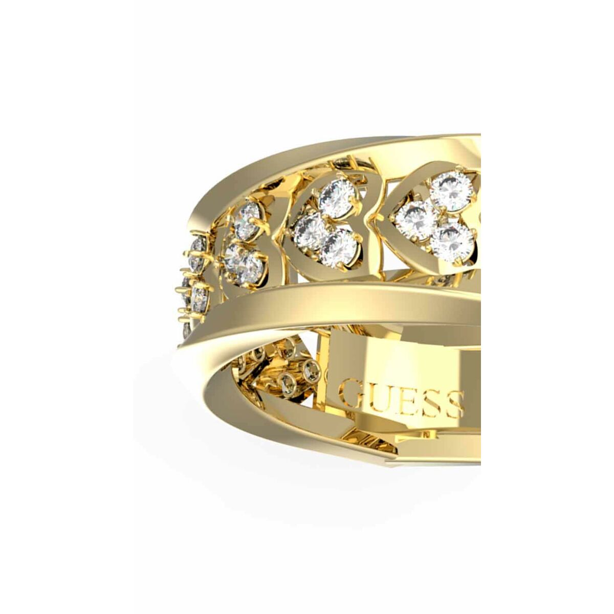 Anillo Mujer Guess JUBR04605JWYG52 12 Dorado