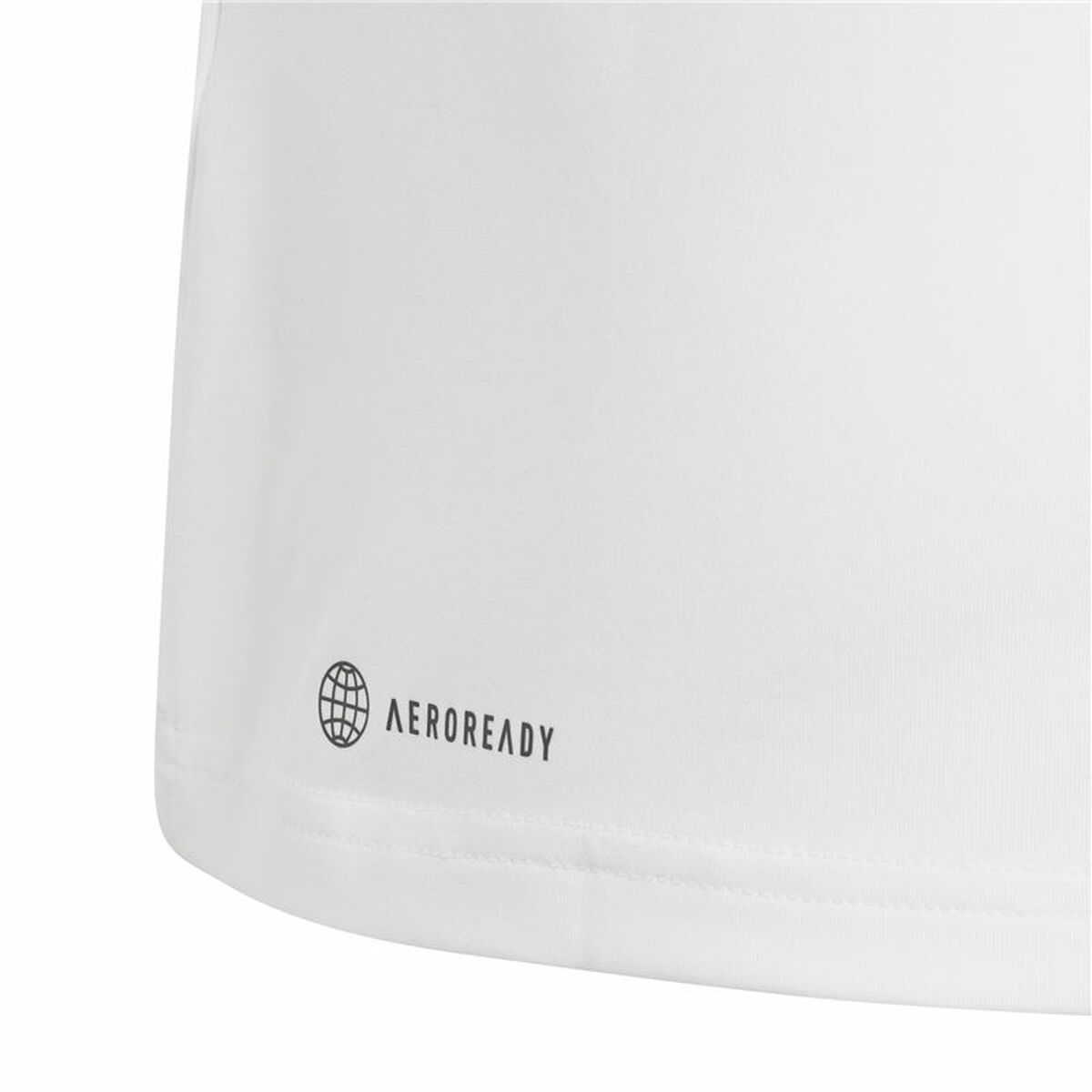 Camiseta de Manga Corta Unisex Adidas Training Essentials 3S Blanco