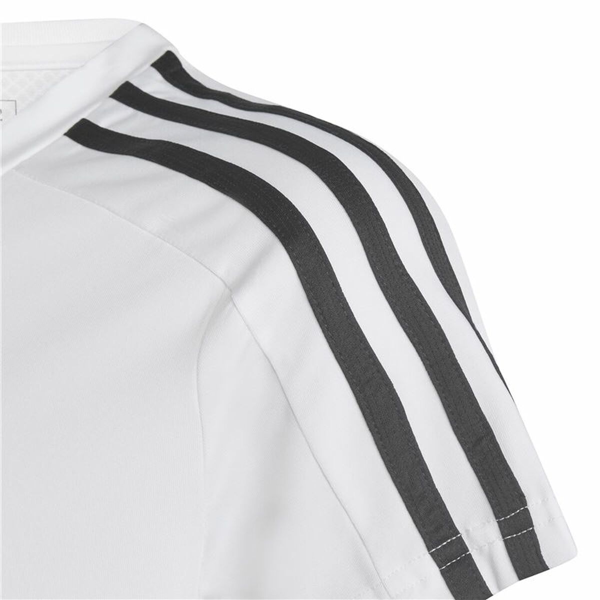 Camiseta de Manga Corta Unisex Adidas Training Essentials 3S Blanco