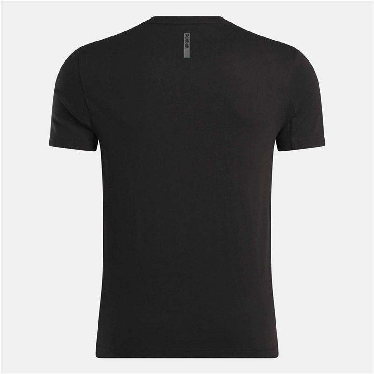 Camiseta de Manga Corta Hombre Reebok Reebok Athlete Tee Negro