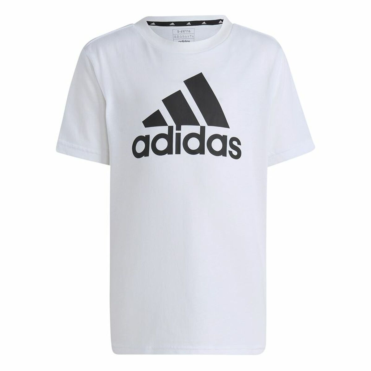 Camiseta de Manga Corta Unisex Adidas Lk Bl Co Blanco