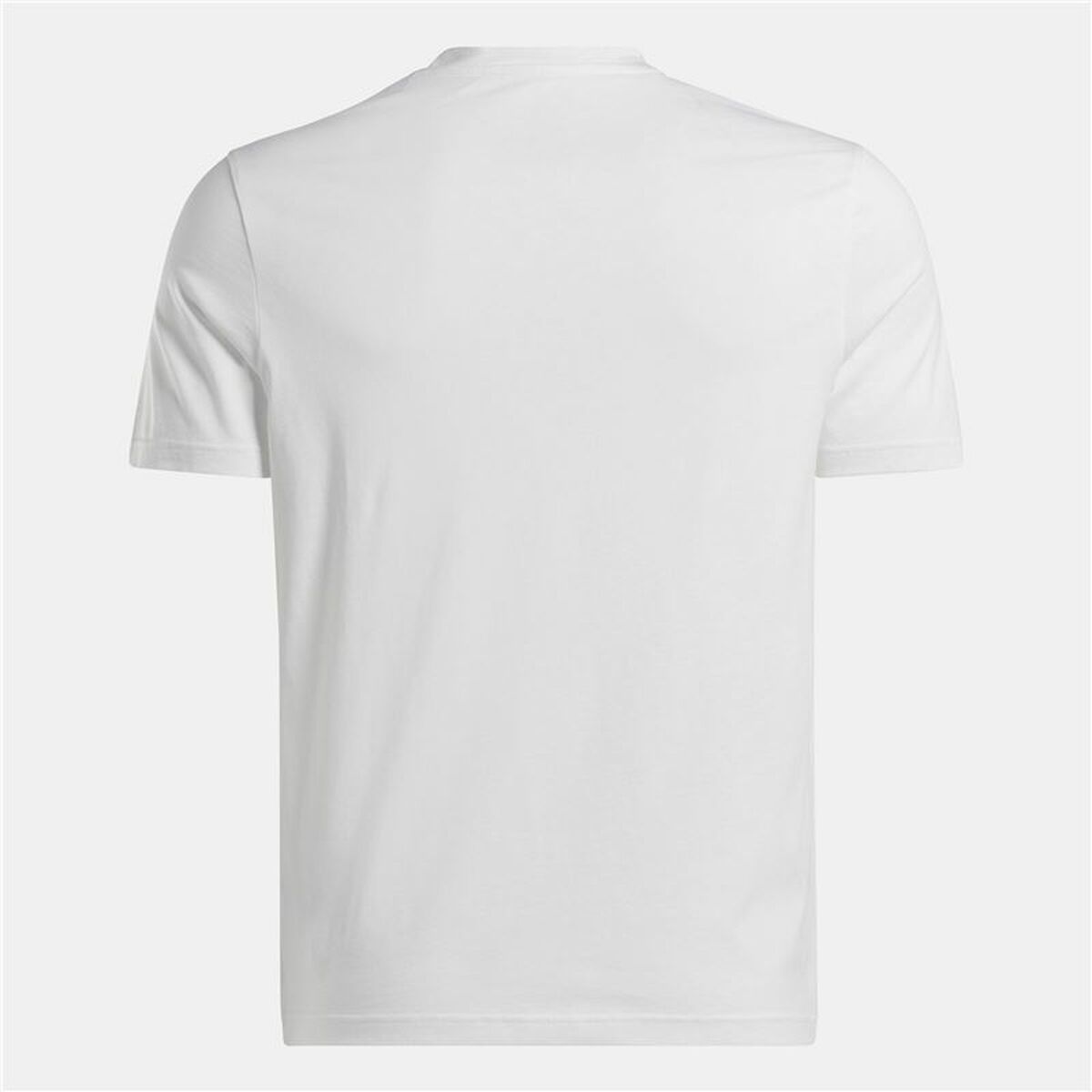 Camiseta de Manga Corta Hombre Reebok Identity Big Stacked Logo Blanco