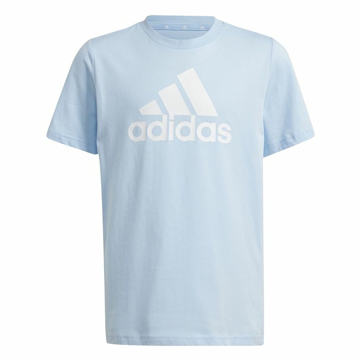 Camiseta de Manga Corta Unisex Adidas Essentials Azul Azul cielo