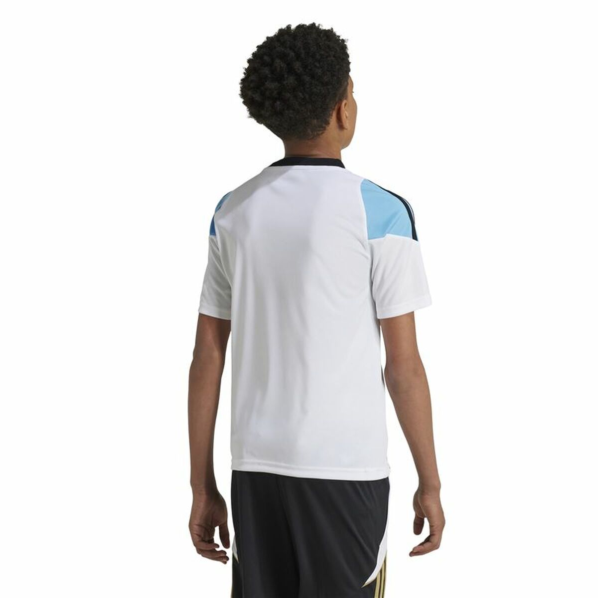 Camiseta de Fútbol Adidas Messi Training Azul Blanco
