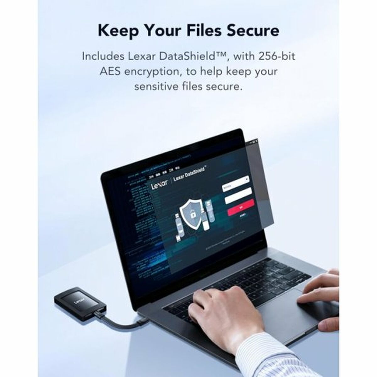 Disco Duro Externo Lexar LSL500M001T-RNBNG Negro 1 TB