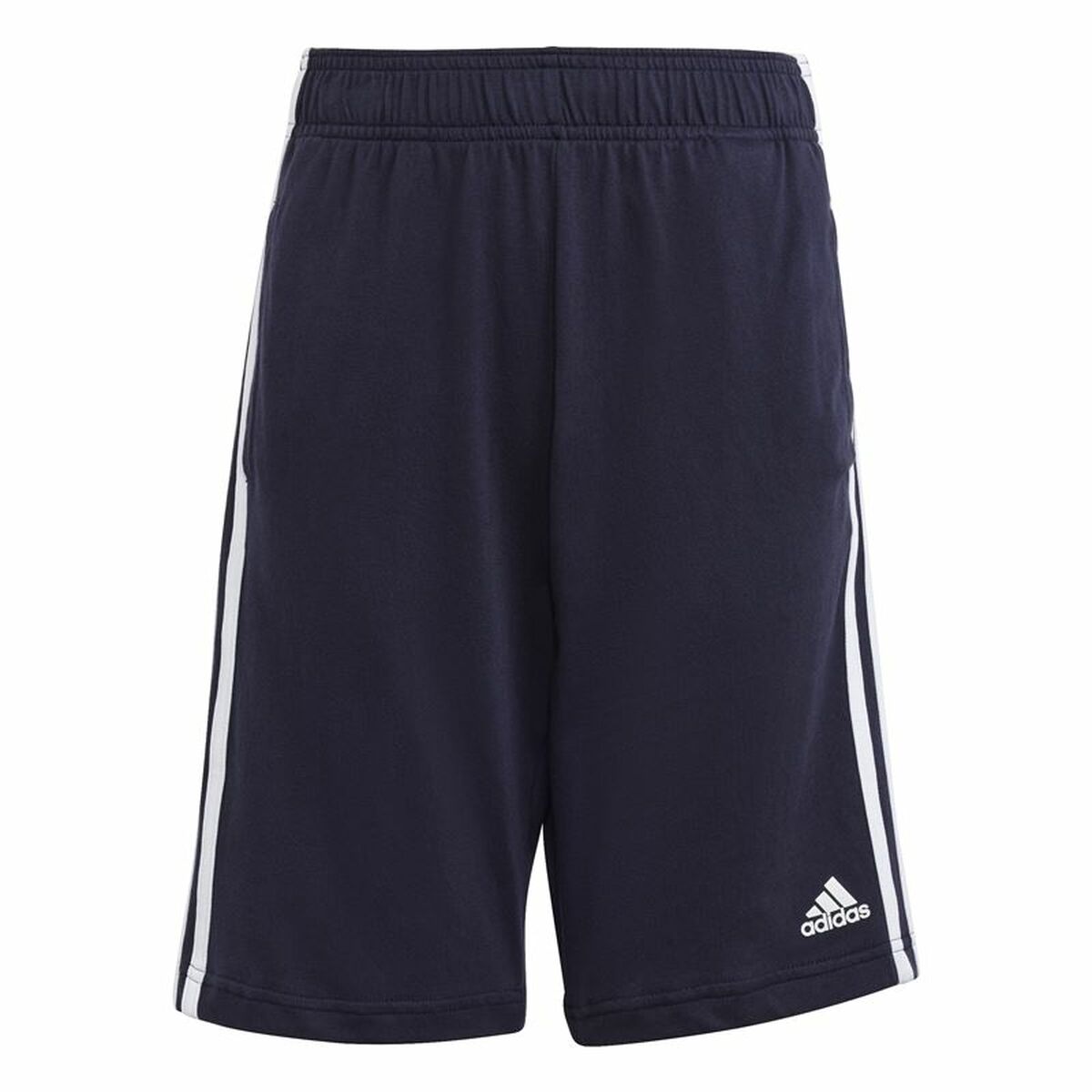 Pantalón Corto Deportivo Unisex Adidas U 3S Kn Sho Infantil Tinley Negro