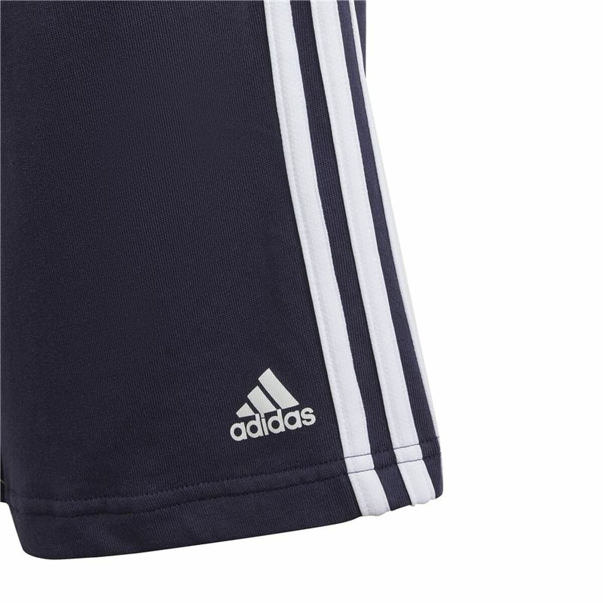 Pantalón Corto Deportivo Unisex Adidas U 3S Kn Sho Infantil Tinley Negro