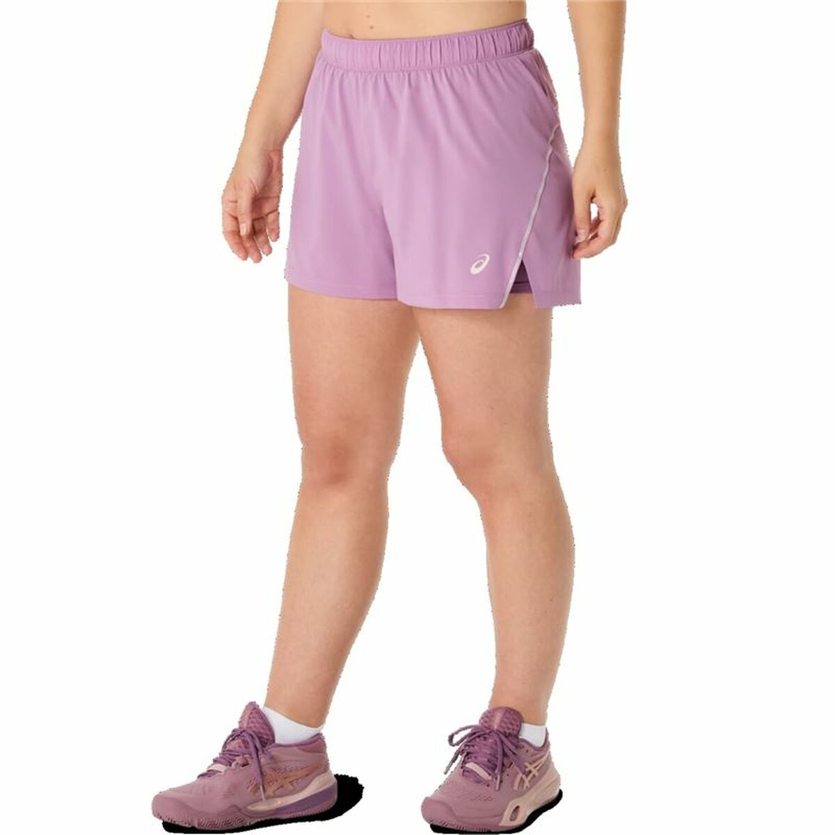 Pantalón Corto Deportivo Asics Padel Court 2-N-1 Short Lila