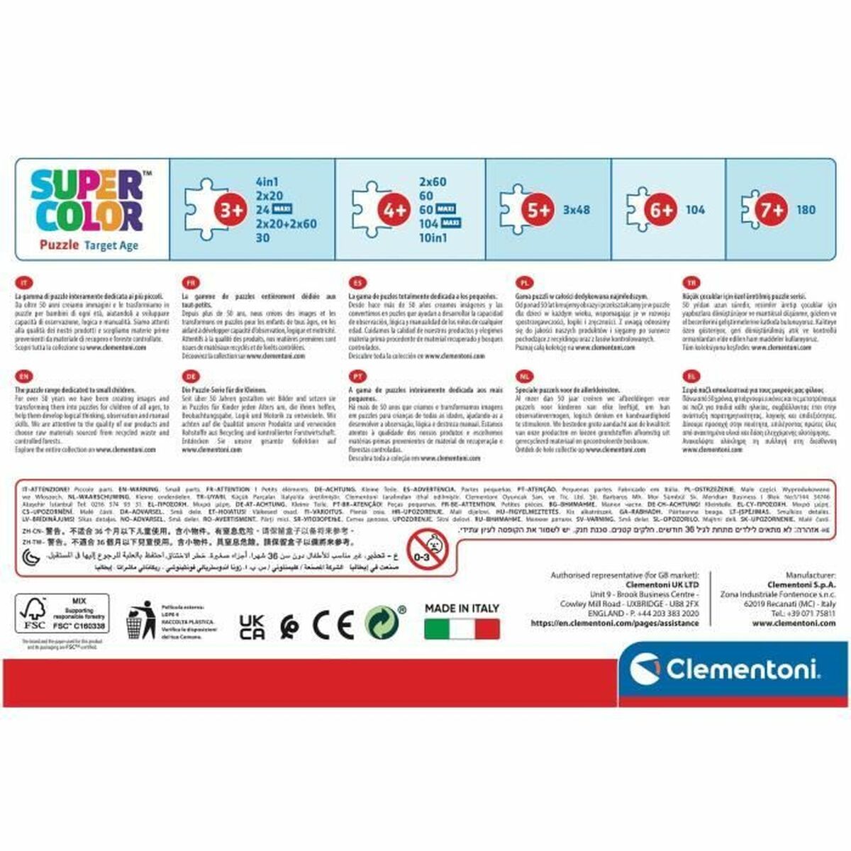 Puzzle Clementoni (2 Unidades)