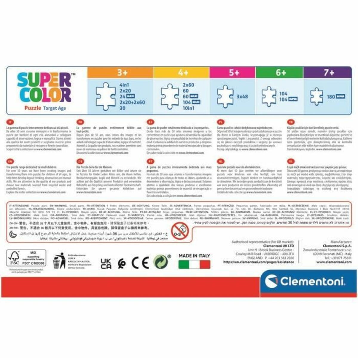 Puzzle Clementoni Spidey (3 Unidades)