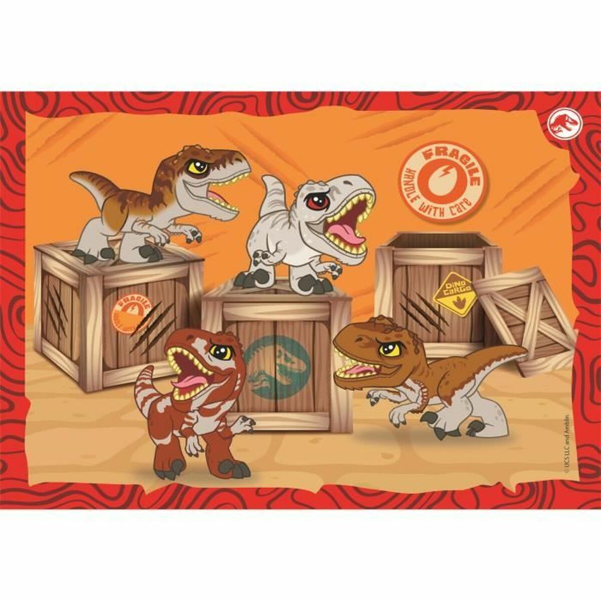 Puzzle Clementoni Jurassic World (4 Unidades)