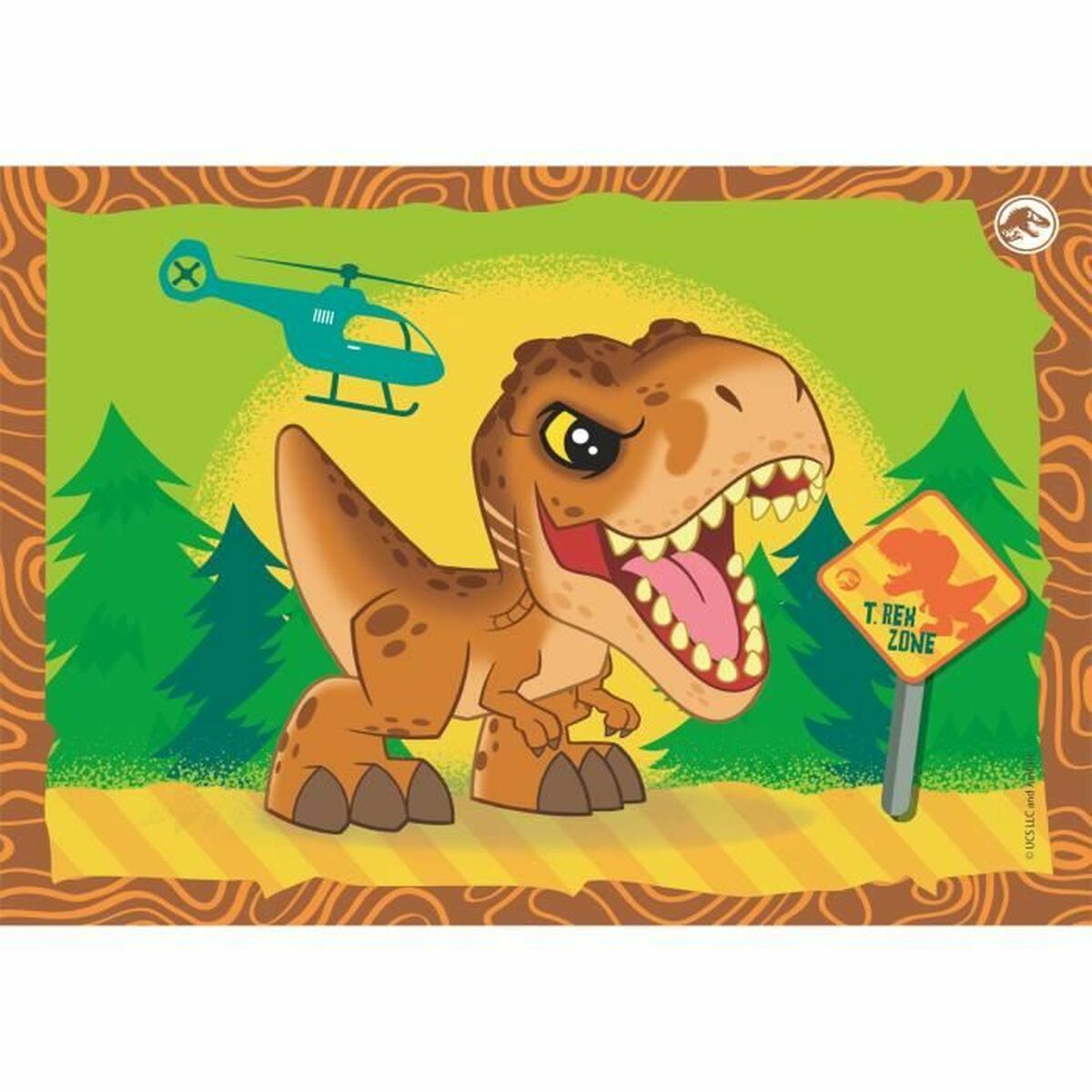 Puzzle Clementoni Jurassic World (4 Unidades)