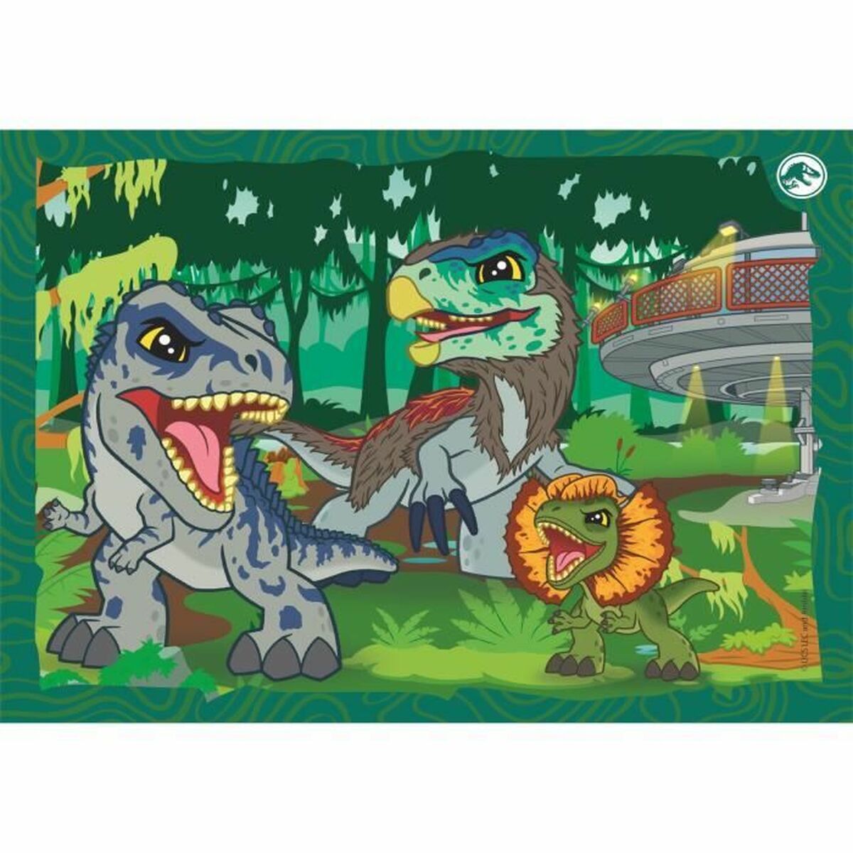 Puzzle Clementoni Jurassic World (4 Unidades)