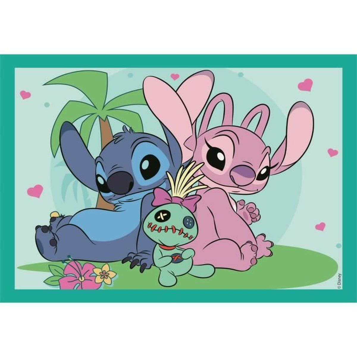 Puzzle Clementoni Stitch (4 Unidades)