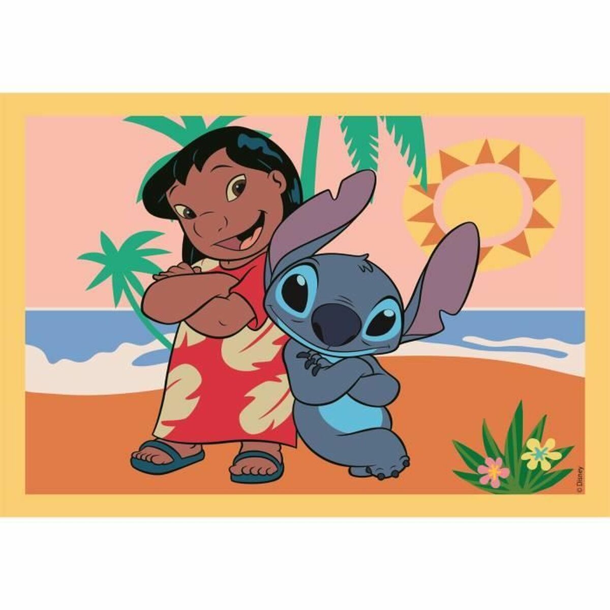 Puzzle Clementoni Stitch (4 Unidades)