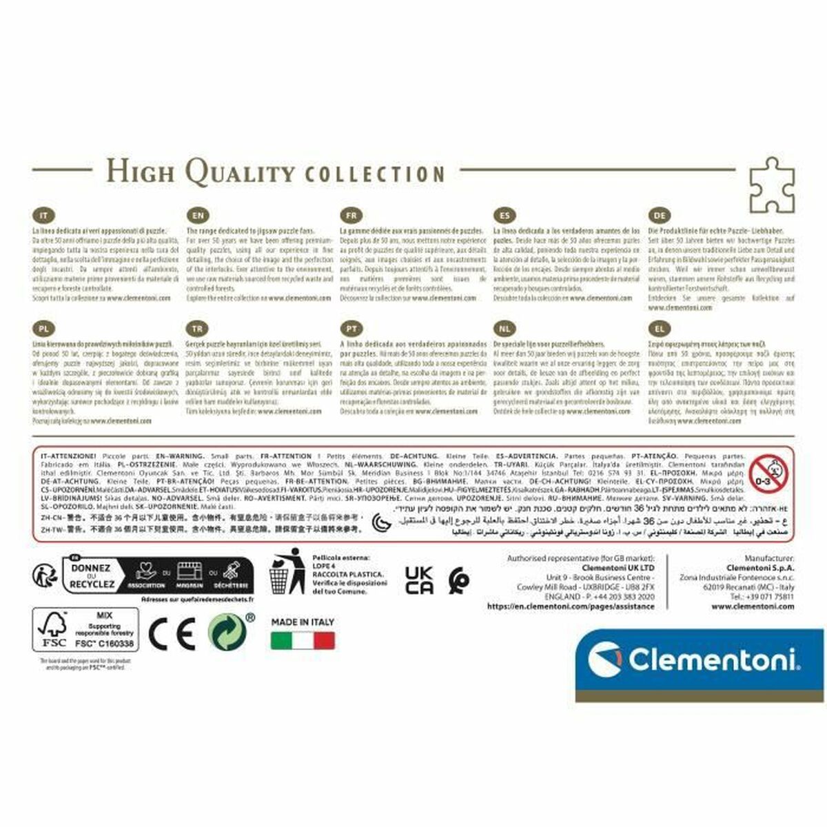 Puzzle Clementoni 500 Piezas