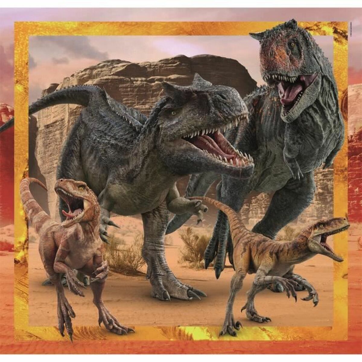 Puzzle Clementoni Jurassic World (3 Unidades)