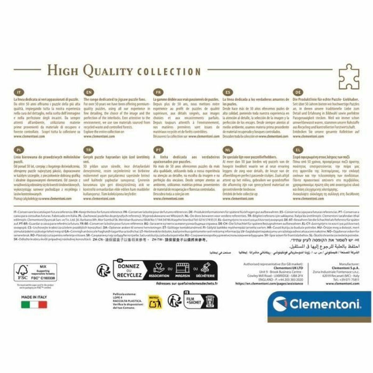 Puzzle Clementoni Kitty 1000 Piezas