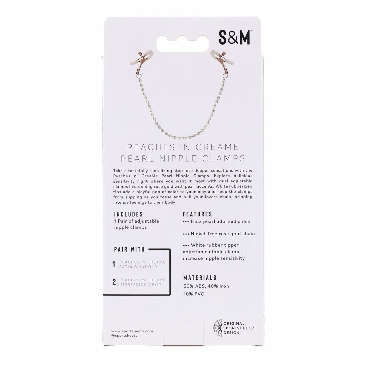 Pinzas para los pezones Sportsheets