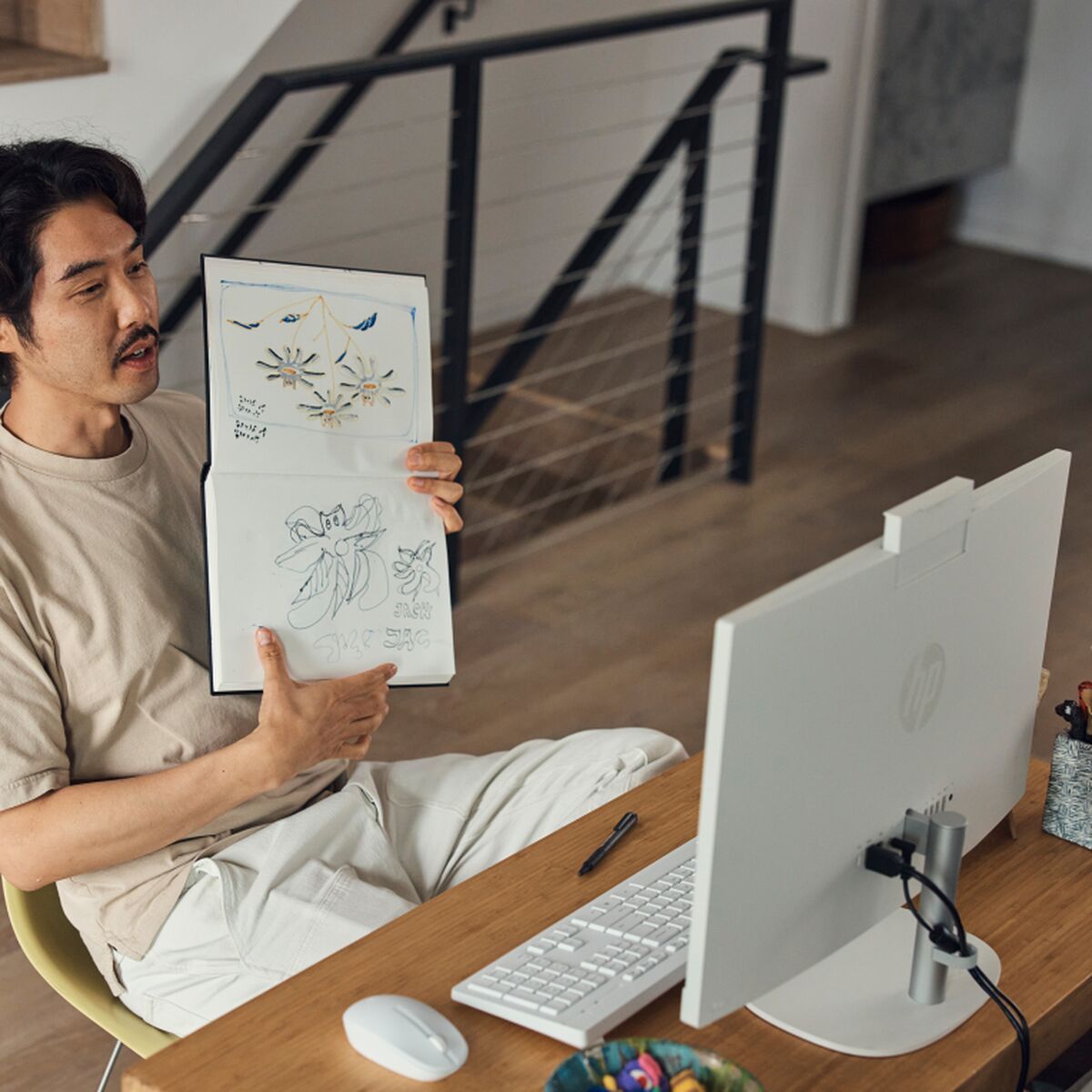 All in One HP B9GN3EA 23,8" i5-1334U 16 GB RAM 512 GB SSD