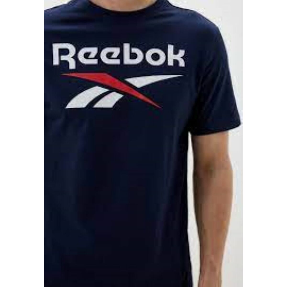 Sudadera con Capucha Hombre Reebok Azul marino