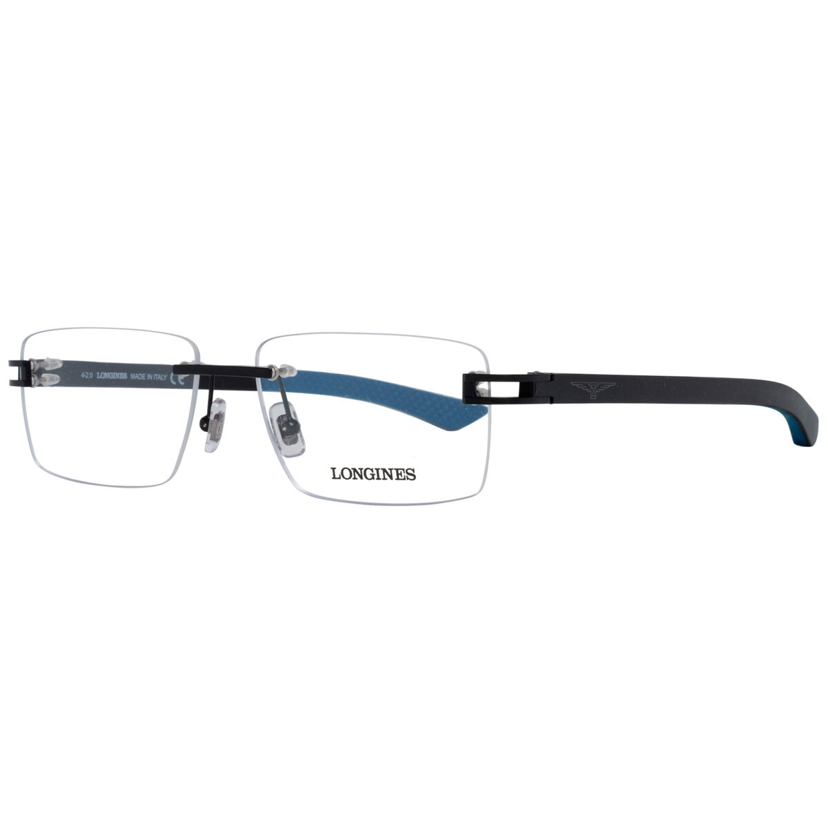 Montura de Gafas Hombre Longines LG5006-H-55002 Negro Ø 55 mm