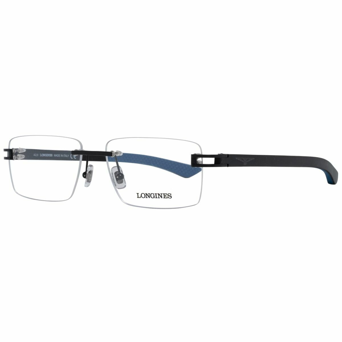 Montura de Gafas Hombre Longines LG5006-H-55002 Negro Ø 55 mm