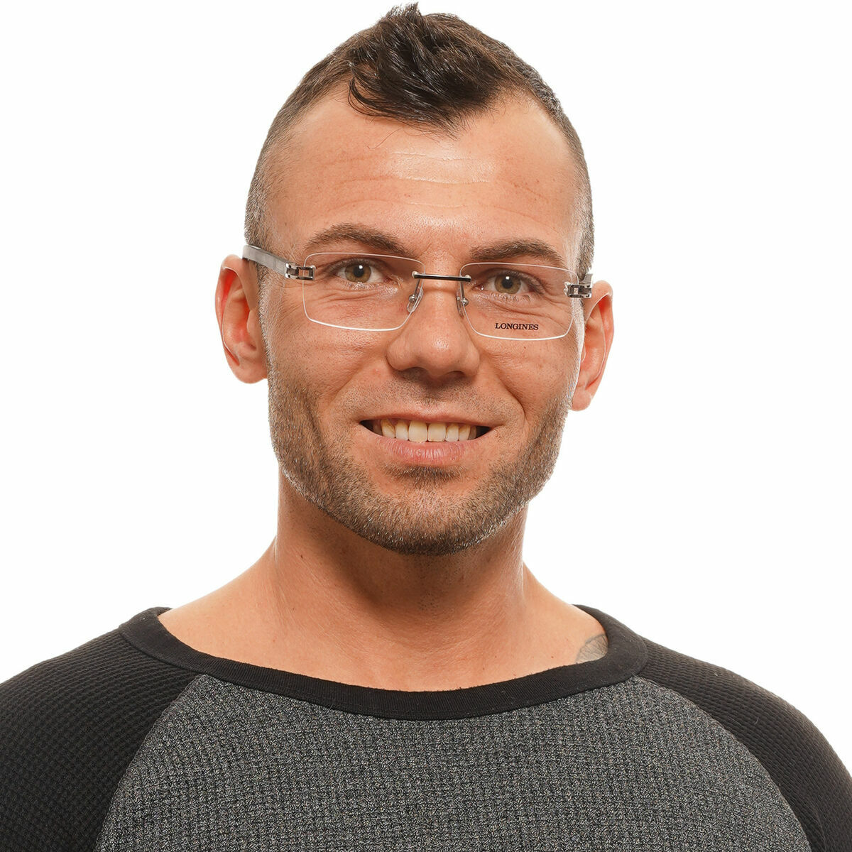 Montura de Gafas Hombre Longines LG5006-H-55014 Gris Ø 55 mm