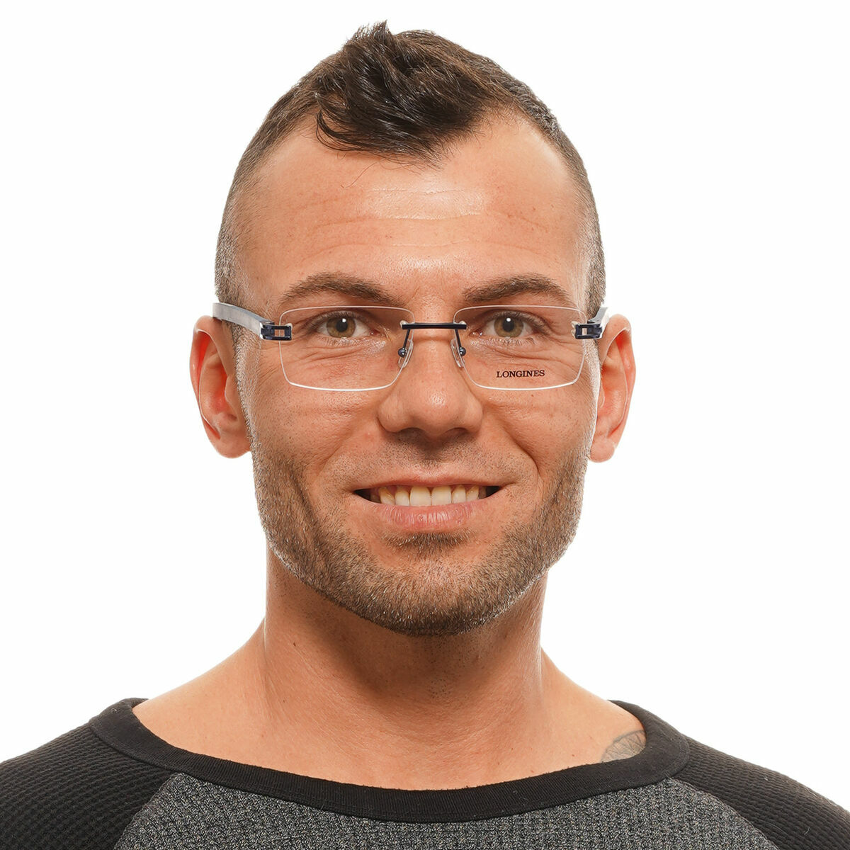 Montura de Gafas Hombre Longines LG5006-H-55090 Azul Ø 55 mm