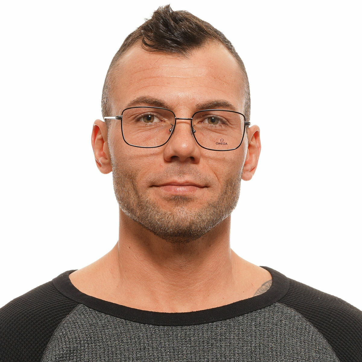 Montura de Gafas Hombre Omega OM5035-D-57008 Gris ø 57 mm