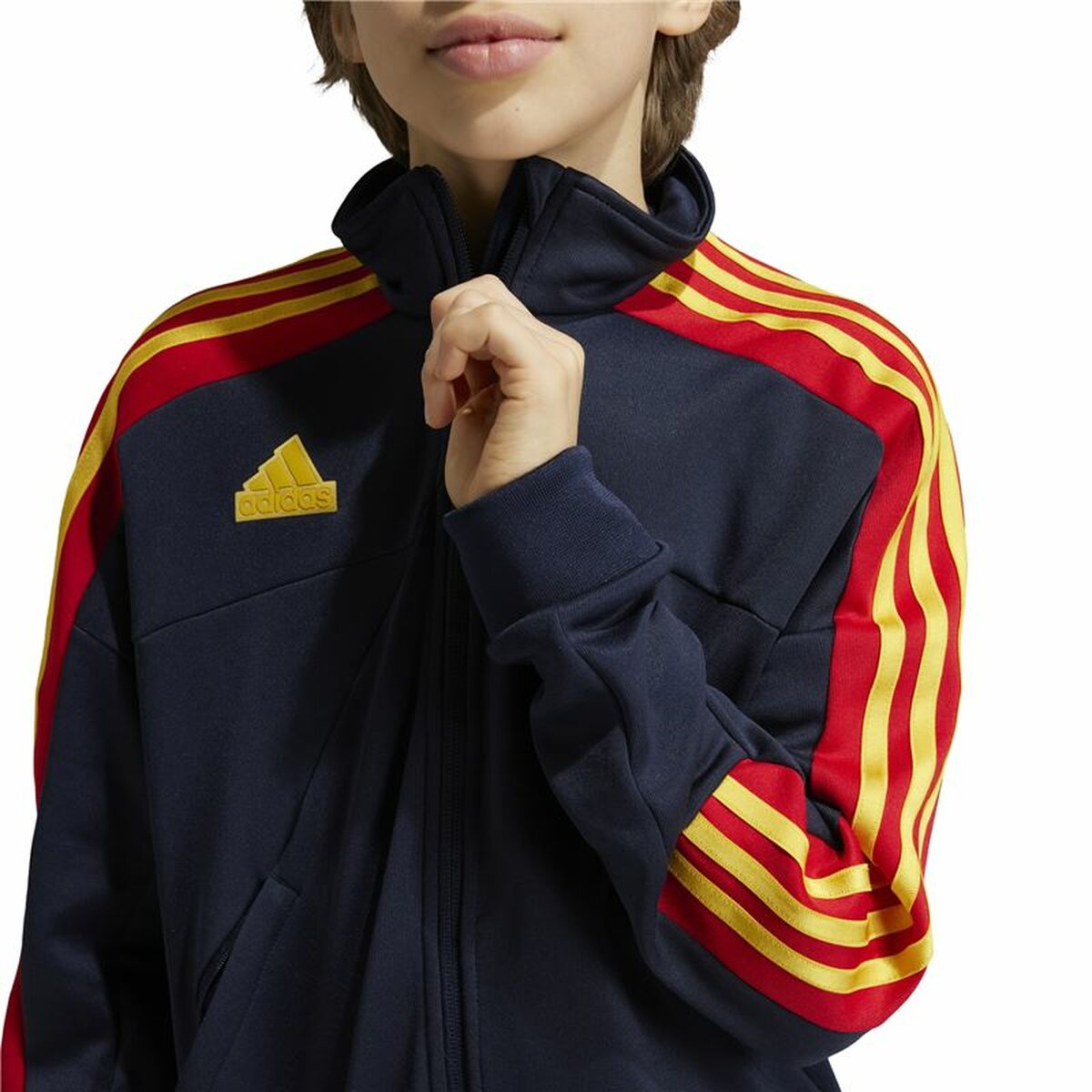 Sudadera sin Capucha Adidas Tiro Nations Pack Track Azul