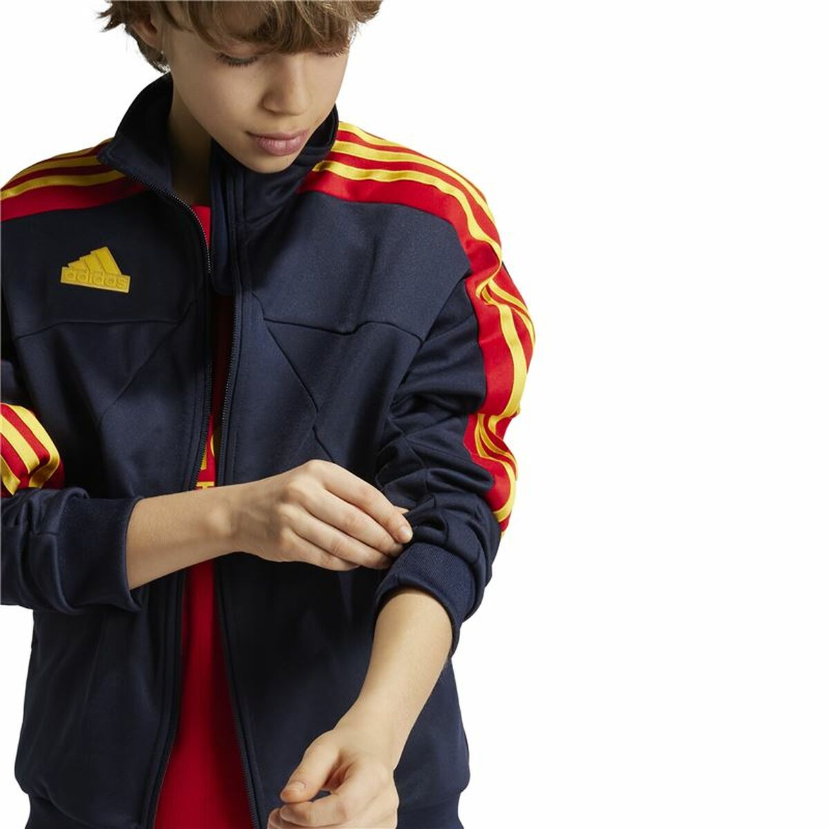 Sudadera sin Capucha Adidas Tiro Nations Pack Track Azul