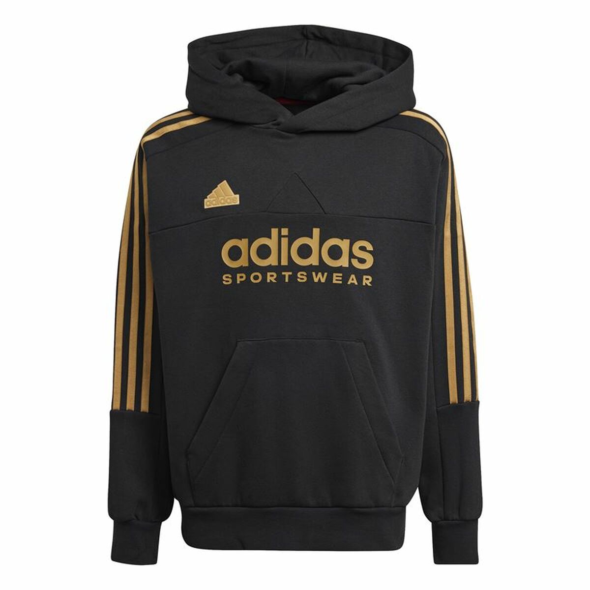 Sudadera con Capucha Unisex Adidas Tiro Nations Pack Negro