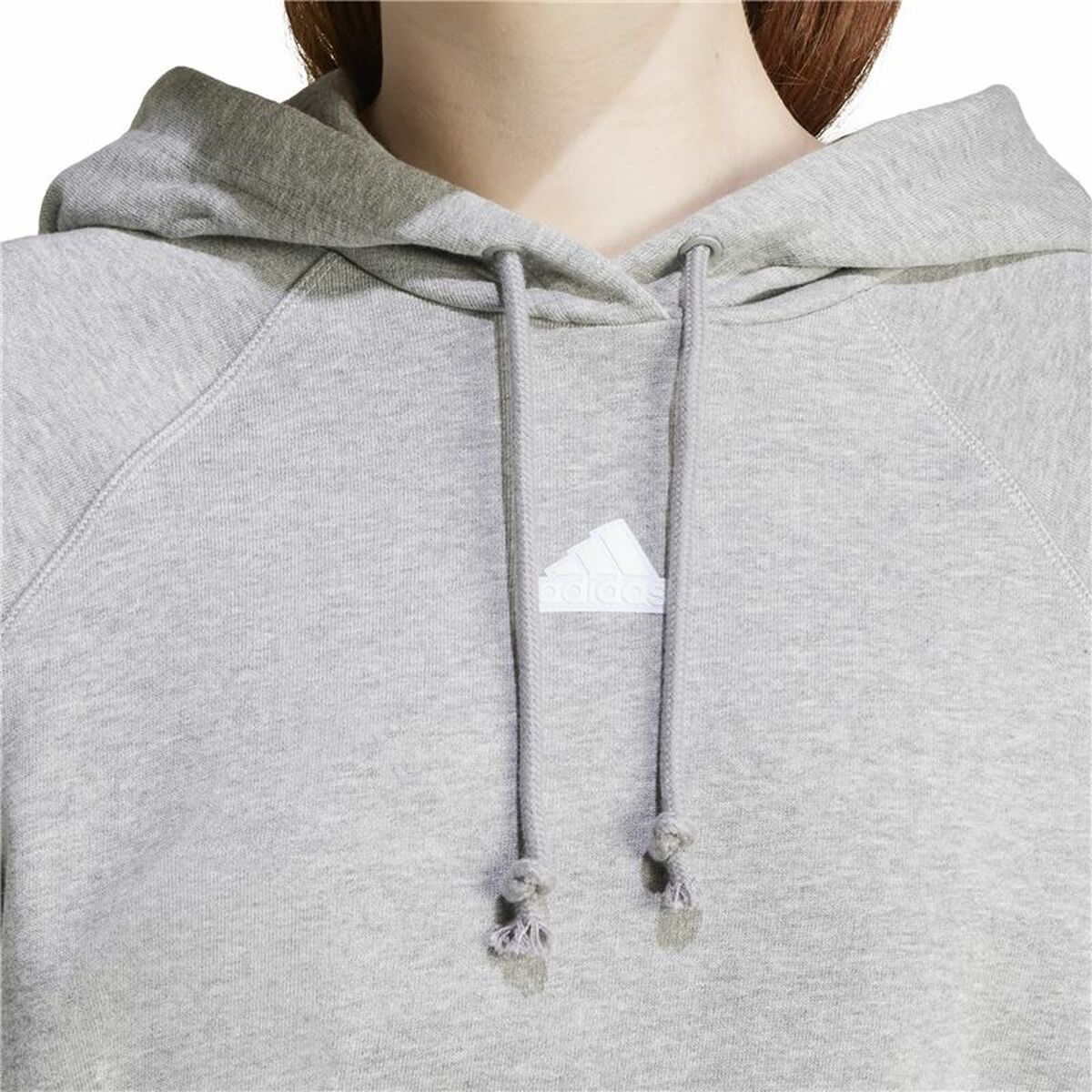 Sudadera con Capucha Hombre Adidas Signature Graphic Embroidery French Gris