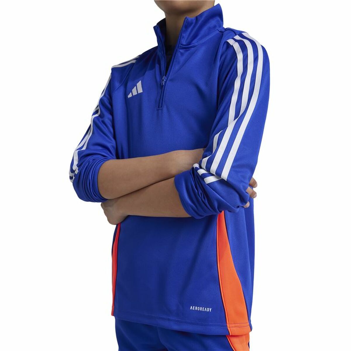 Sudadera sin Capucha Adidas Tiro24 Azul