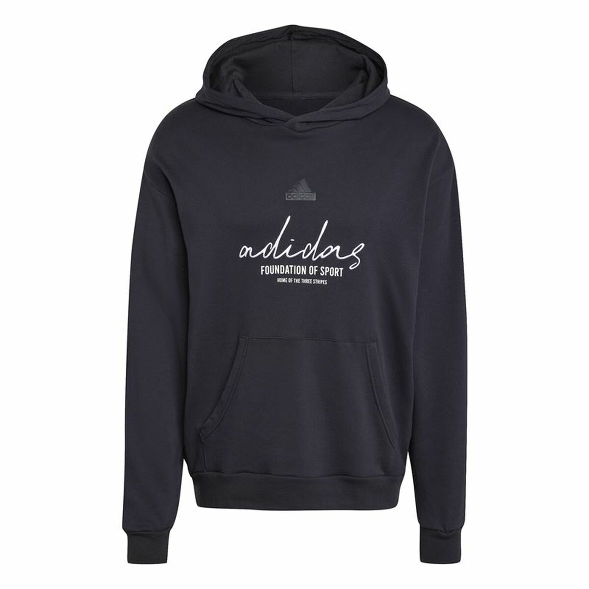 Sudadera con Capucha Hombre Adidas Brand Love French Terry Negro