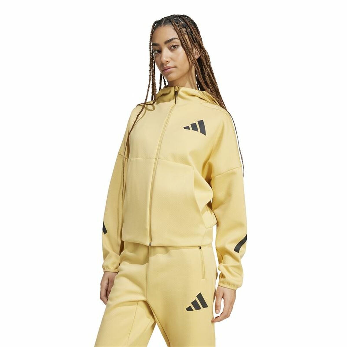 Chaqueta Deportiva para Mujer Adidas Z.N.E. Amarillo